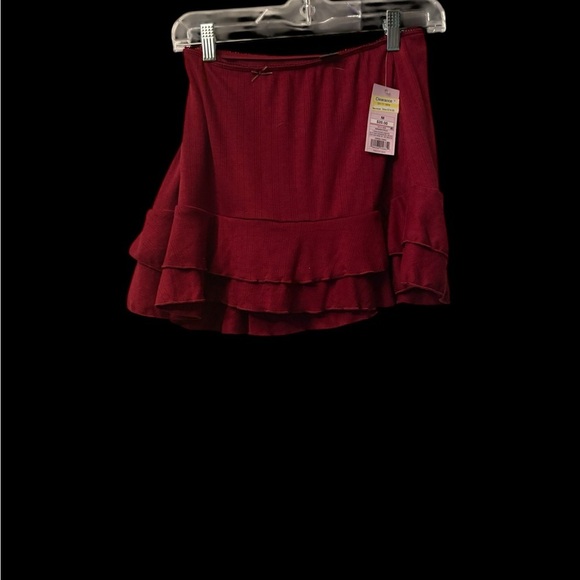 wild fable Dresses & Skirts - Wild Fable Deep Red Layered Skater Skirt